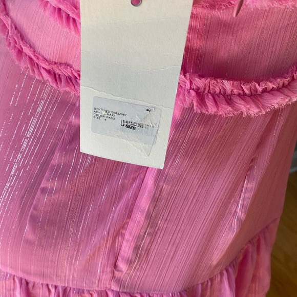 LIKELY Athena Tulle Mesh Maxi Dress. - Picture 6 of 8